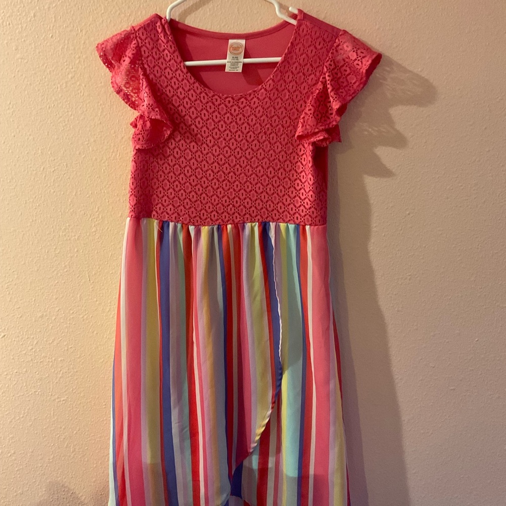 WONDER NATION - size XL Multicolored fully lined dress .  Great Easter Dress